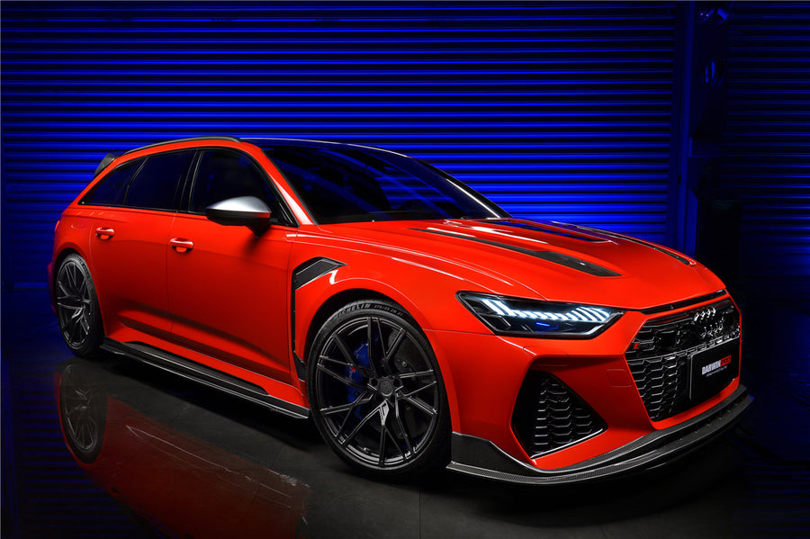 Audi RS6 Avant C8 BKSS Style Carbon Voorspoiler 2019-2022