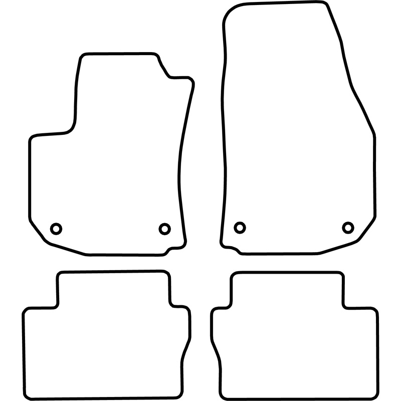 Automatten  Opel Zafira B 2005-2011 (5 personen)