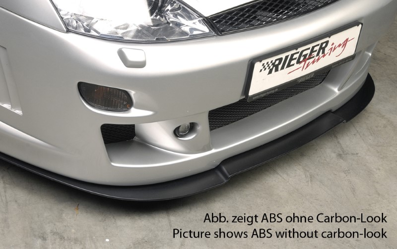 Spoilerzwaard Carbon voor Voorbumper Ford Focus Rieger