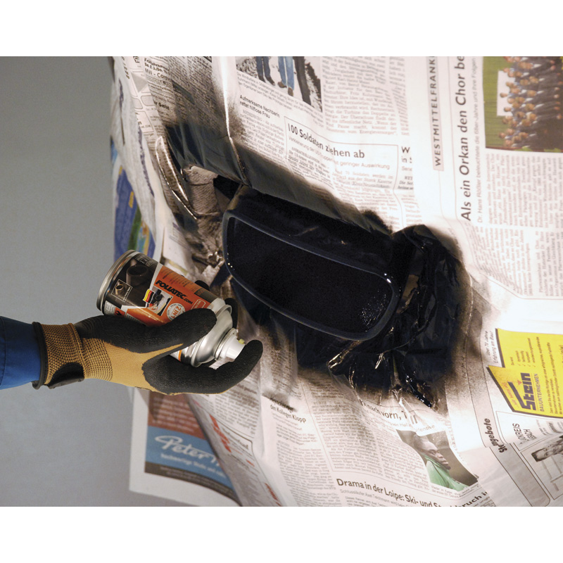 Foliatec Exhaust Pipe 2C Spray Paint - black glossy 1x250ml