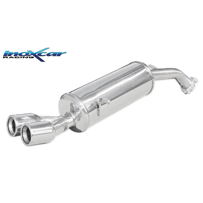 100% Inox Sport Exhaust  Peugeot 208 1.6T 16v GTI 30TH 208hp 2015- 2x80mm