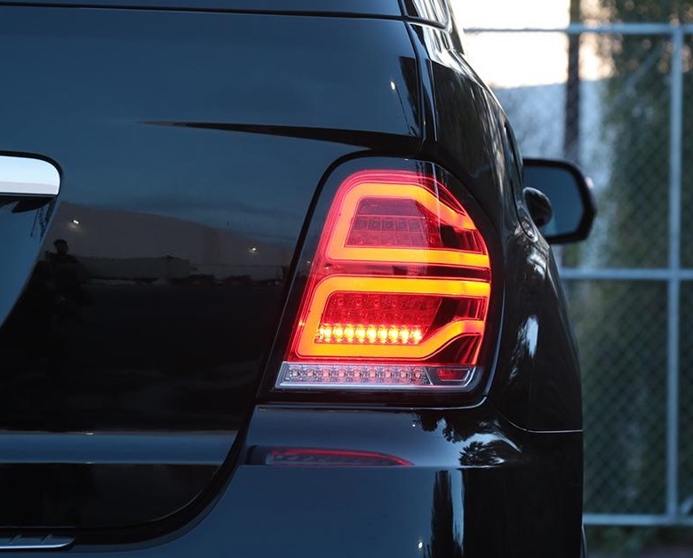 Achterlichten Mercedes ML W164 09-11 LED Tube rood