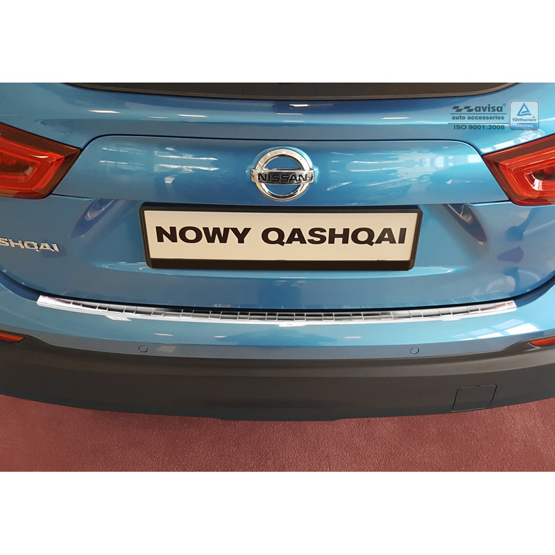 RVS Achterbumperprotector  Nissan Qashqai II Facelift 2017-2021 'Ribs'