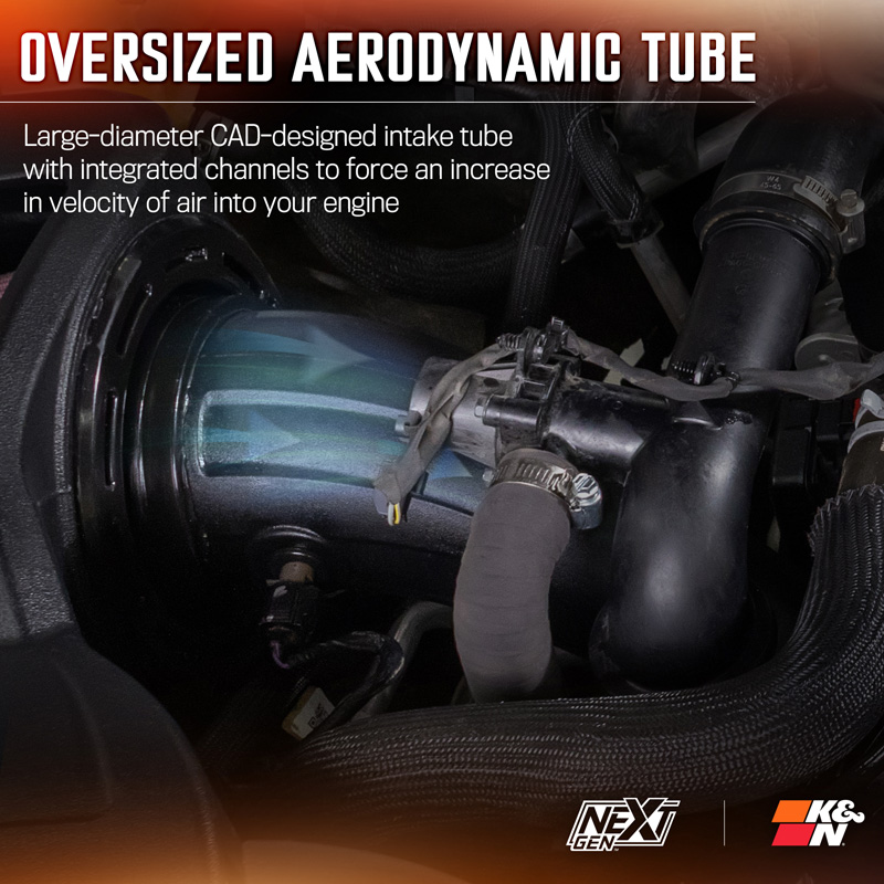 K&N NextGen Cold Air intake  Ford Ranger 2.3L L4 2024- (50-2629)