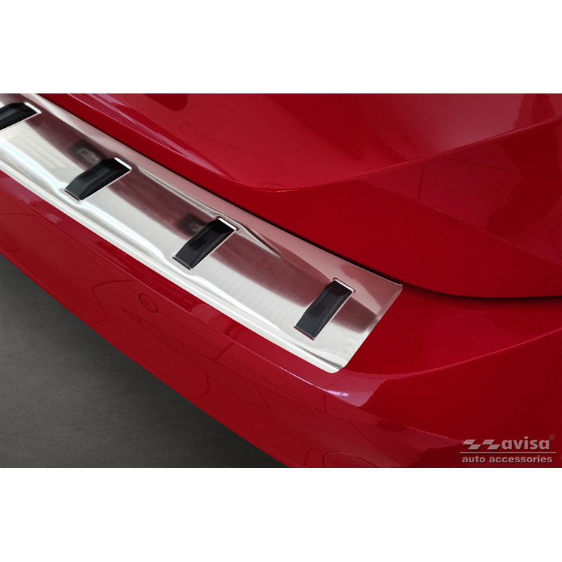 Stainless Steel Rear bumper protector  Volkswagen Passat Variant 2014-2019 & Facelift 2019-2023 (incl. R-Line/Alltrack) 'STRONG EDITION'