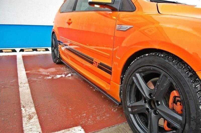 Zijskirts Diffusers Ford Focus ST Mk2 Glanzend Zwart