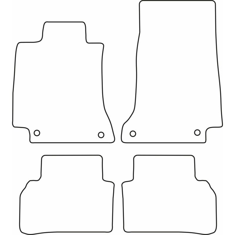 Automatten  Mercedes C-Klasse W205 2014-2021