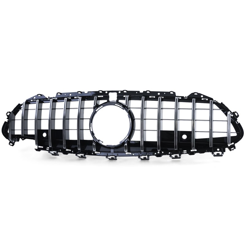 Grill Mercedes CLS C257 17-.. GT Look Glans Zwart/Chroom