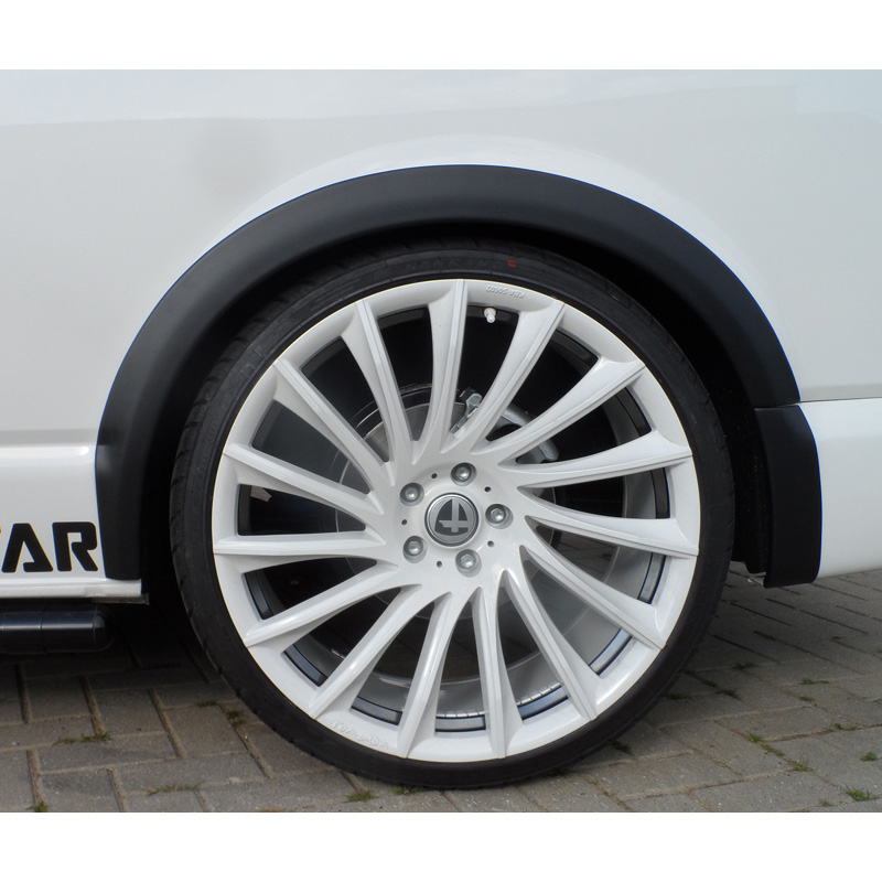 RGM Spatbordverbreders  Volkswagen Transporter T6 2015- Korte wielbasis - dubbele schuifdeur - Achterklep - Zwart