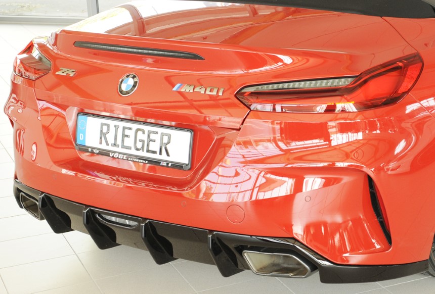Diffuser BMW Z4 G4Z/G29 roadster Rieger glans zwart