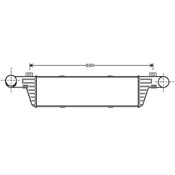 Intercooler E 290TD 95-99 ALLE MODELLEN