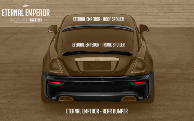 Rolls-Royce Wraith BKSS Style Partial Carbon Fiber Full Body Kit 2016-2020