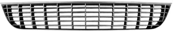 Bumper Grill MI. GRANDE PUNTO 08-09 ZILVERKLEUR -GRIJS
