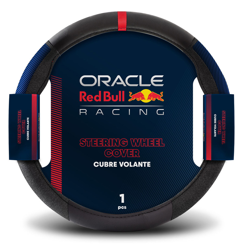 Red Bull Oracle Universal steering wheel cover - Type 02 - Black/Red/Blue