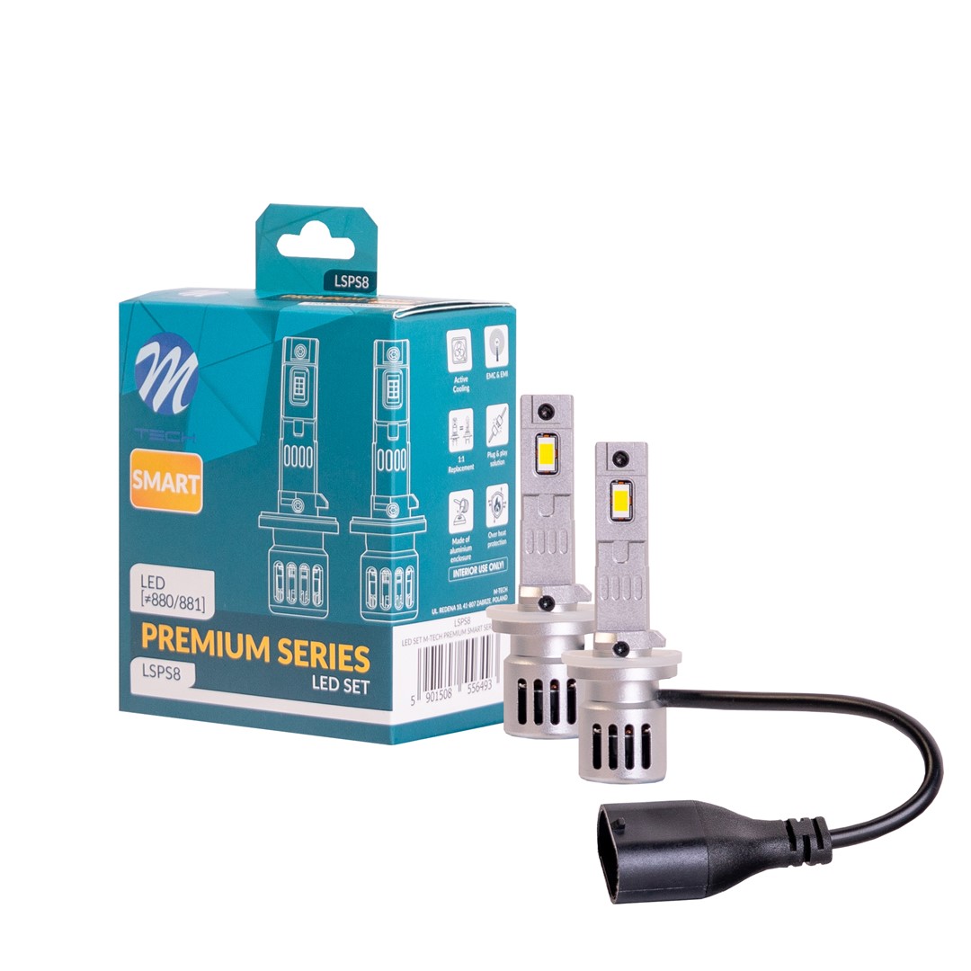 880/881 LED Lamps M-TECH Premium Smart Series Canbus