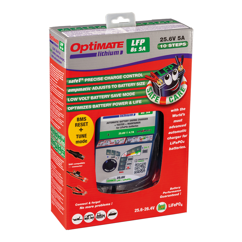 OptiMate Lithium 8s 5-Amp Battery Saving charger-tester-maintainer