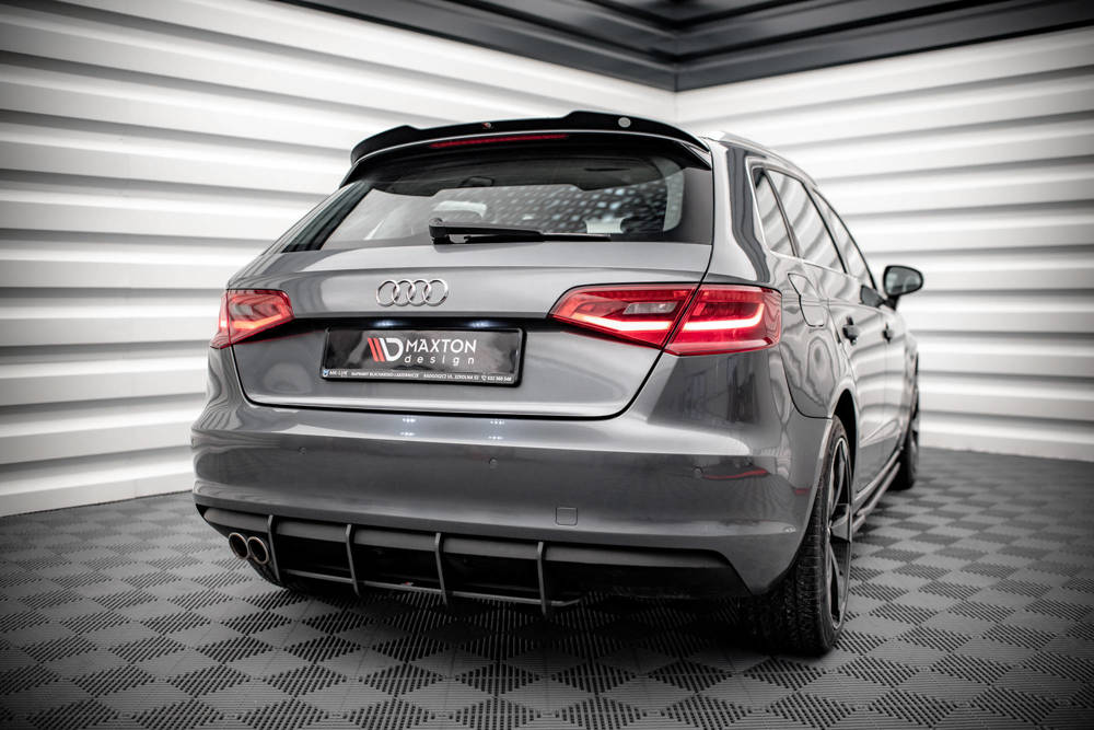 Spoiler Audi A3 8V Sportback 13-16 Maxton Glans Zwart