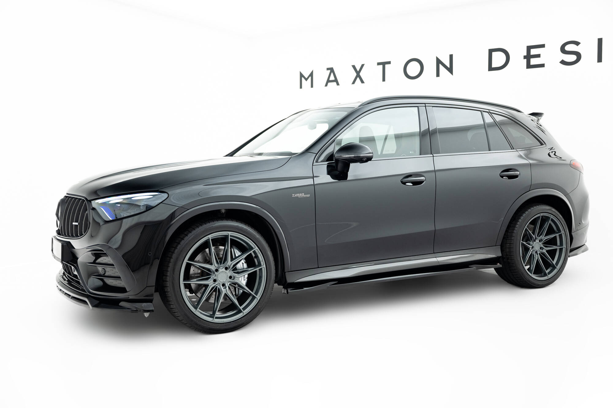 Zijskirts Mercedes-AMG GLC 43 X254 Maxton Glanzend zwart