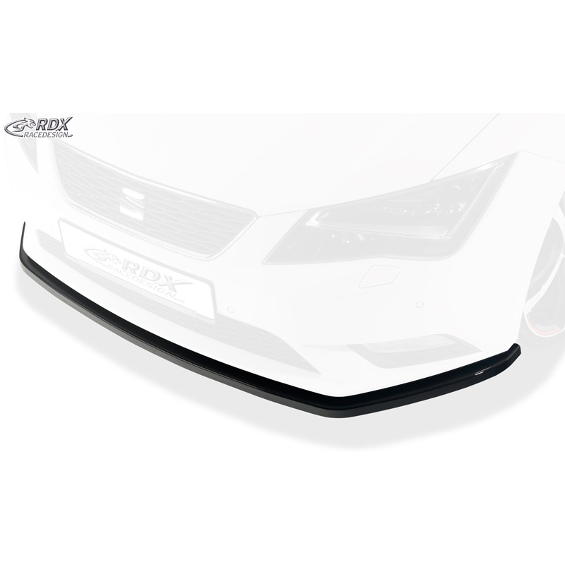 Front spoiler  Seat Leon 5F SC/5-doors/ST 2013-2017 excl. FR/Cupra (ABS glossy black)