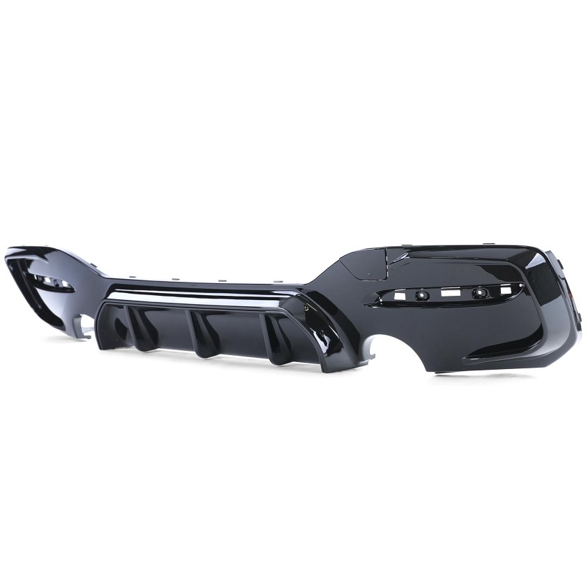 Diffusor BMW 1-Serie F20 / F21 Facelift M-Pakket Glans Zwart