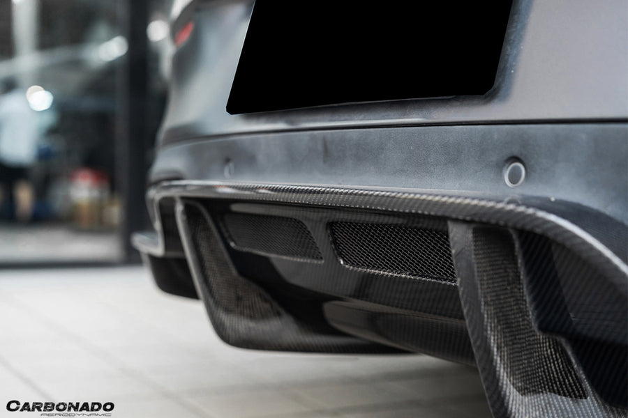 Mercedes Benz W205 C63/S AMG Coupe PS Style Diffuser 2015-2018