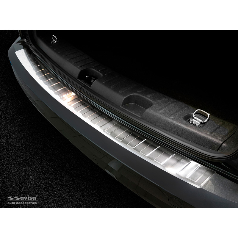 Stainless Steel Rear Bumper Protector  Volkswagen Caddy 2004-2015 & 2015-2020 'Ribs'