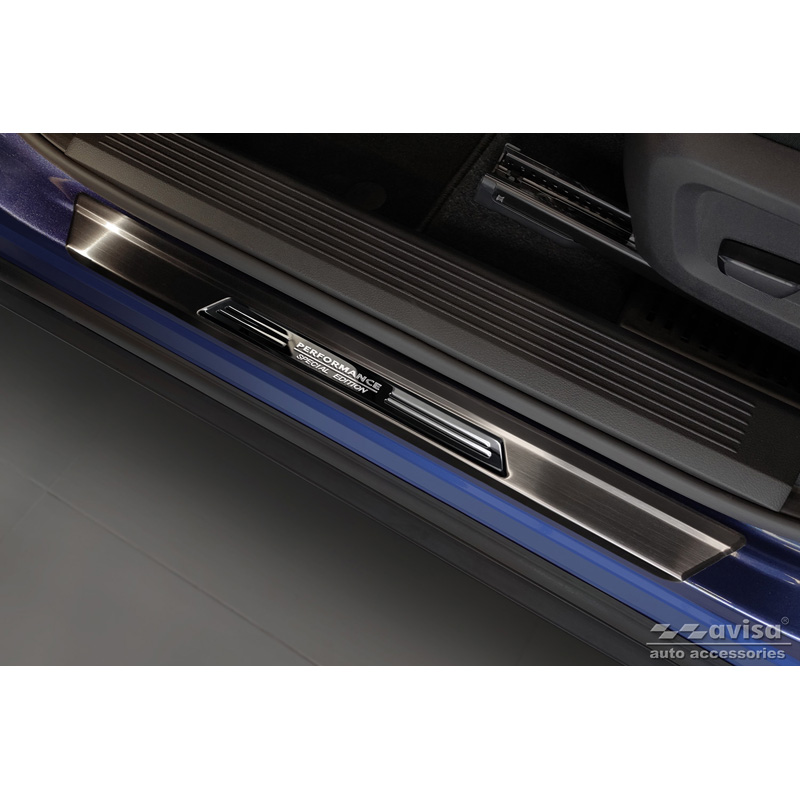 Zwart RVS Instaplijsten  Nissan X-Trail IV 2021- - 'Performance Special Edition' - 4-delig
