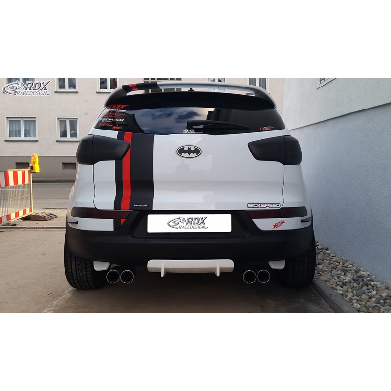 Rear bumper skirt 'Diffusor U-Diff'  Kia Sportage (SL) 2010-2015 (PU)