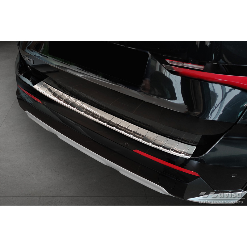Stainless Steel Rear Bumper protector  BMW X1 U11 / X1 U11 xLine 2022- 'Ribs'
