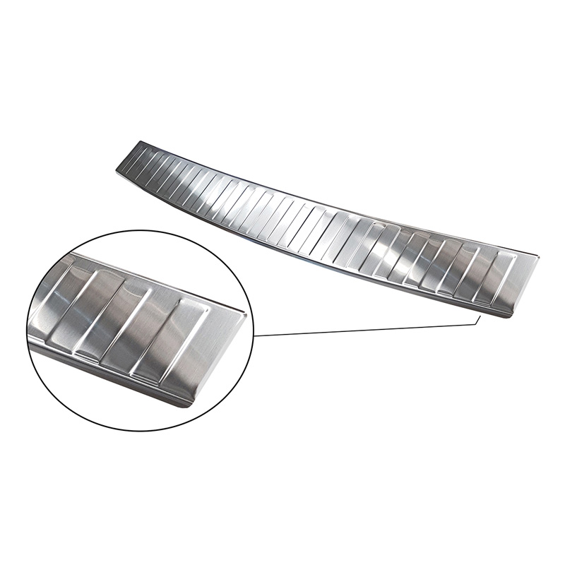 Stainless Steel Rear bumper protector  Mercedes B-Class W245 2005-2008 'Ribs'