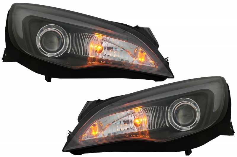 Headlights Opel Astra J LED Daytime Running Lights