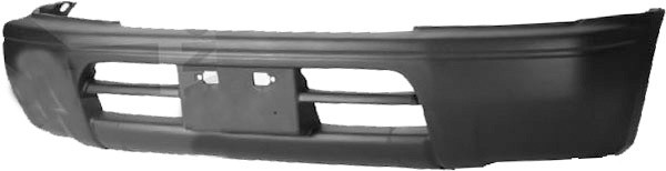 VoorBumper LANDCRUISER, 97-02 MAT ZWART