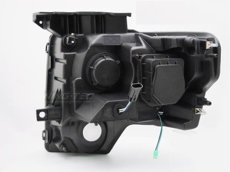 Koplampen Ford F150 MK12 08-14 TL-LAMP Zwart