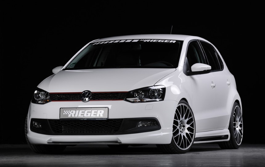 Voorspoilerlip VW Polo 6 GTI (6R) Rieger