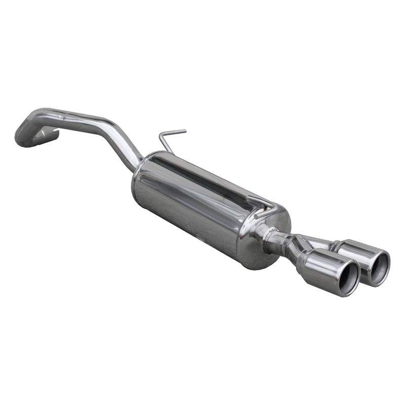 100% Inox Sport Exhaust  Audi A1 1.4TFSi (122HP) 2011- 2x80mm