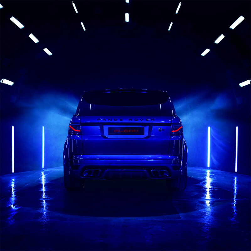 Glohh GL-5i Dynamic LED Tail Lights  Range Rover Sport L494 2013-2017 & 2018- - Black