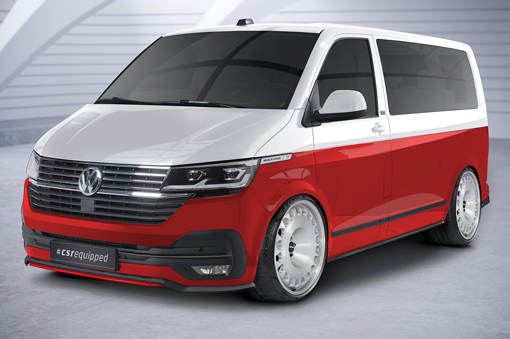 Voorspoiler VW T6.1 Bus CSR Mat Zwart