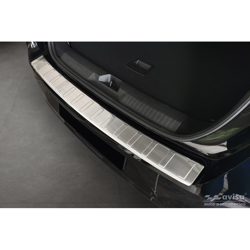 Stainless Steel Rear Bumper protector  Opel Astra L HB 5-doors 2021- 'Ribs'