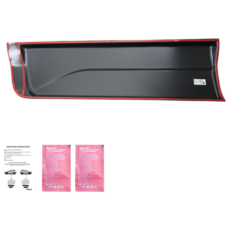 Deurpanelen  Ford Ranger T6/T7/T8 2012-2022 - Glanzend zwart