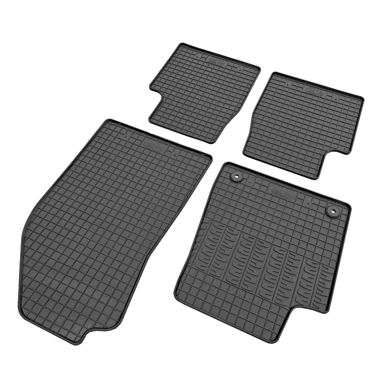 CIKCAR Rubber car mats set  Opel Frontera / Citroën C3 Aircross 2024- (Benzine)  (4-pieces + fixing system)