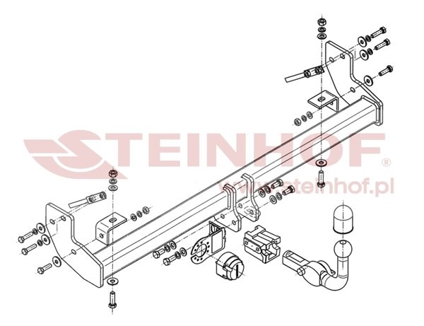 Trekhaak Jeep Wrangler (TJ) 1996-2007