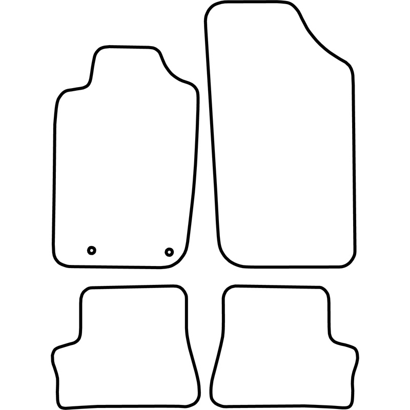 Automatten  Peugeot 206 CC 2001-2007