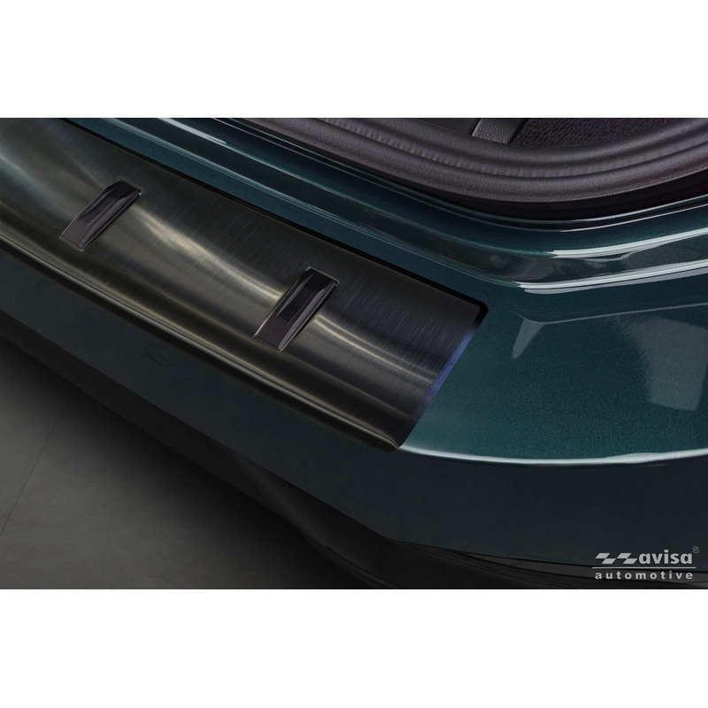 Avisa Black Stainless Steel Rear bumper protector  BMW 5 Series Touring (G61) 2024- incl. M-Sport 'STRONG EDITION'