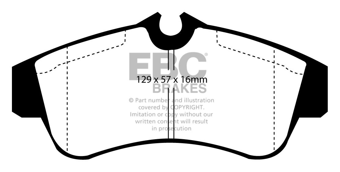 EBC Brakes NISSAN Primera 2.0 (P10) 90-99 Remblokken voorzijde