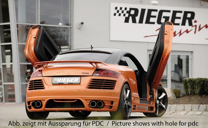 Achterbumper Audi TT 09.06- Rieger