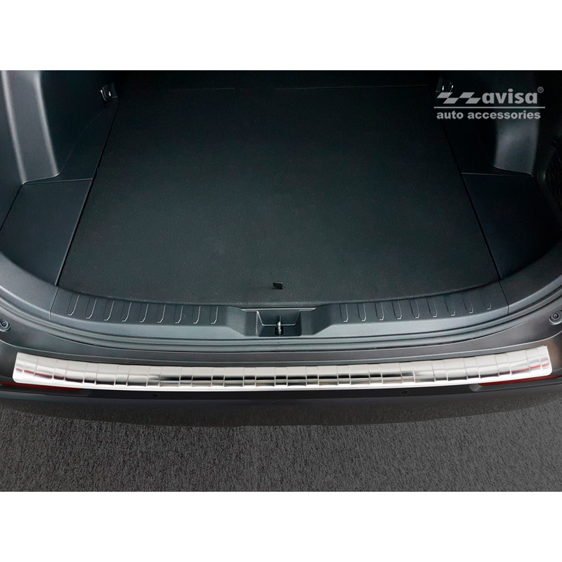 Stainless Steel Rear bumper protector  Toyota RAV4 (5th Gen) 2018- & Suzuki Across 2020- 'Ribs'