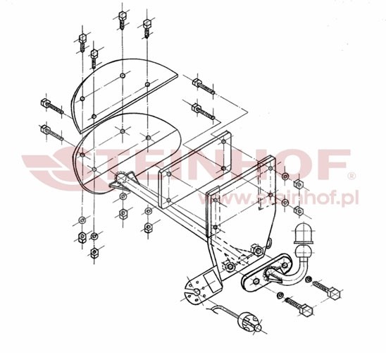 Trekhaak Opel Corsa B 3/5D 1993-09/2000