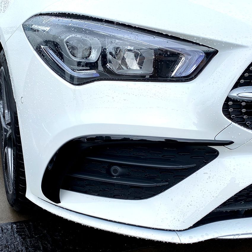 Canards Mercedes CLA C118 AMG Pakket Glans Zwart