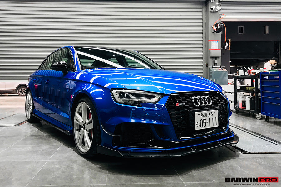 Audi RS3 BKSS Style Carbon Fiber Voorspoiler 2019-2020
