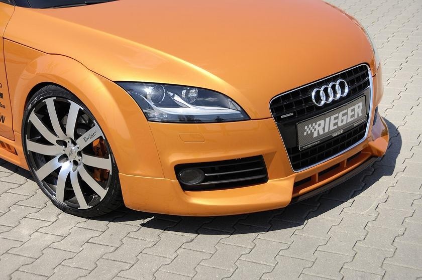 Spoilerzwaard Carbon voor Voorspoilerlip 3 air intakes Audi TT 8